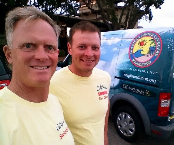 Andy and Sean at the Lifeguard HQ